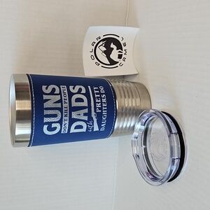 Polar Camel 20 Oz Tumbler, NWT " Dads With Pretty Daughters"